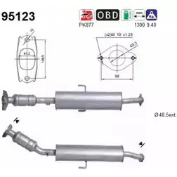 Катализатор AS 95123 R351CD 2282659 JVM H9 изображение 0