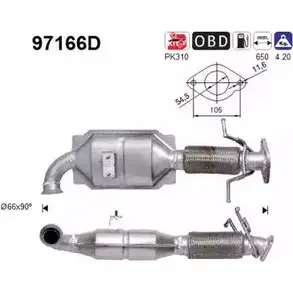 Катализатор AS 2282699 DCH4X KN NQO6C0 97166D изображение 0