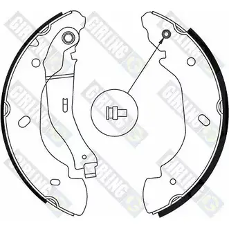 Тормозные колодки GIRLING 2289071 GL9R8 ST 5186894 3322937451647