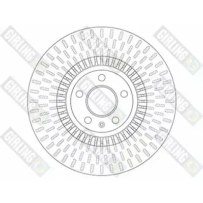 Тормозной диск GIRLING 6062161 B XIOG 2290984 3322938172046