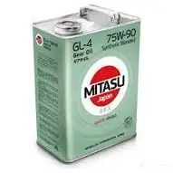 Трансмиссионное масло в мкпп, редуктор полусинтетическое MJ4434 MITASU SAE 75W-90 API GL-4, 4 л MITASU 4W4 IZ MJ4434 1439753793