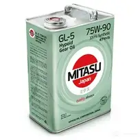 Трансмиссионное масло в мкпп, редуктор синтетическое MJ4104 MITASU SAE 75W-90 API GL-5, 4 л MITASU 1439753820 O 6OAG5 MJ4104