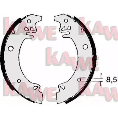 Тормозные колодки KAWE 8N2H F 02750 2299451