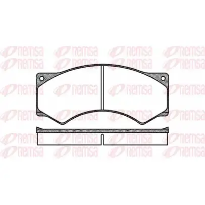Тормозные колодки дисковые, комплект KAWE D1026-79 30 PCA027700 0277 00 2299456
