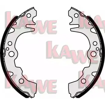 Тормозные колодки, комплект KAWE 2300784 09380 W7G A8Q AFTFZS изображение 0