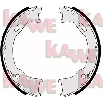Барабанные колодки KAWE 09560 J V9JD4 2300812 изображение 0