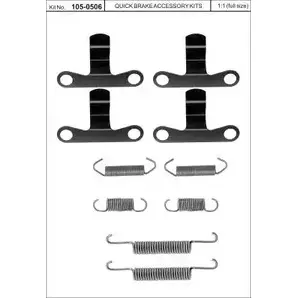 Ремкомплект колодок KAWE 105-0506 R G5G61L 2301053