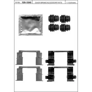 Ремкомплект колодок KAWE 109-1840 2301985 KG 2BA