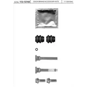 Направляющая суппорта KAWE 2302228 113-1374X MIW 4MC