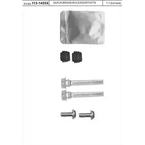 Направляющая суппорта KAWE 113-1455X 2302342 R79D FR2