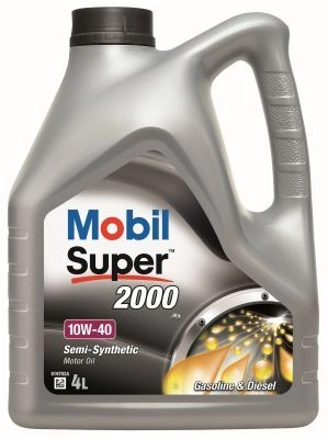Моторное масло полусинтетическое Super 2000 X1 10W-40 - 4 л MOBIL 150548 1441022344 LHHWX 20 1510301042 изображение 0