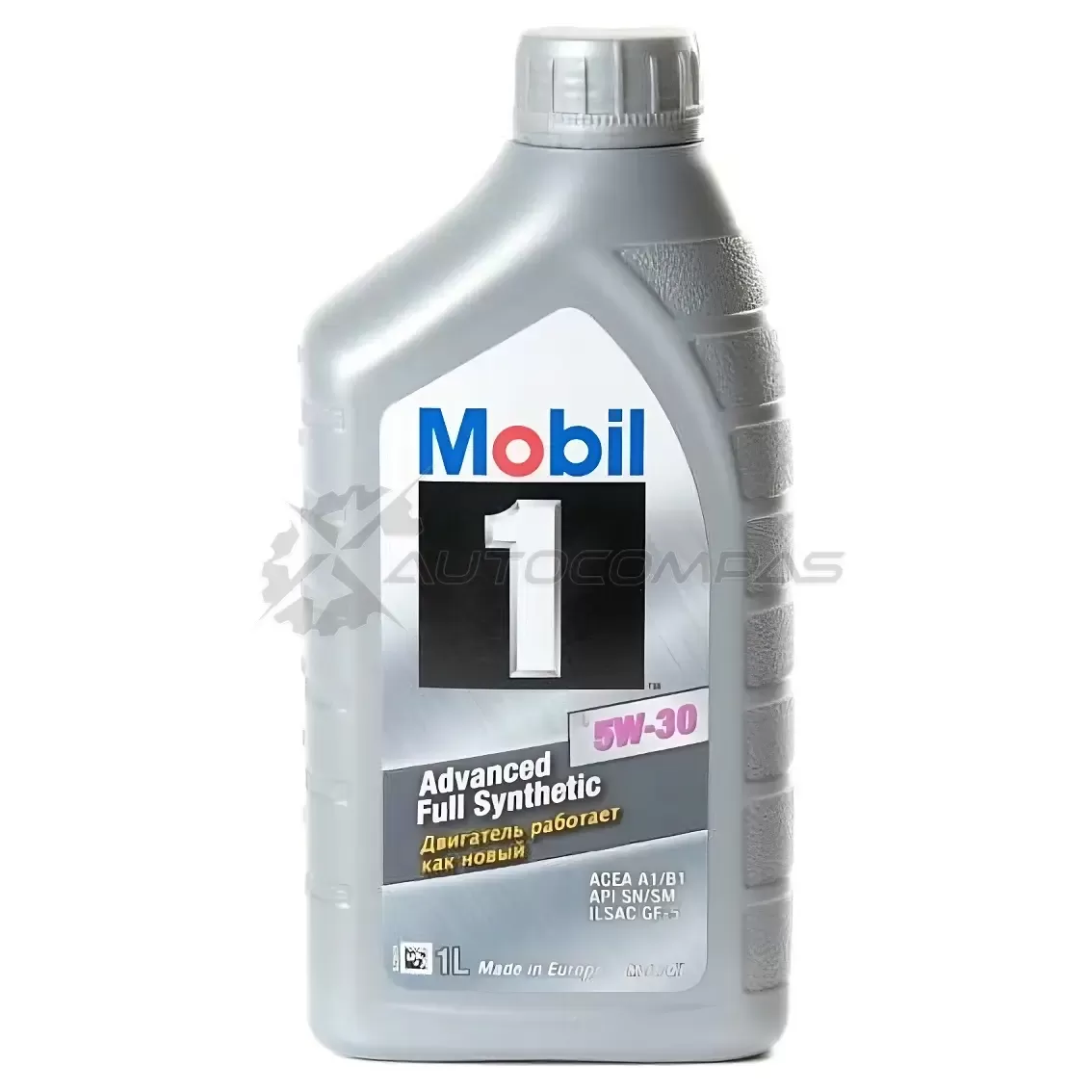 Моторное масло синтетическое 1 x1 5W-30 - 1 л MOBIL 154805 1441022225 2015101010V5 A5/B5 изображение 0