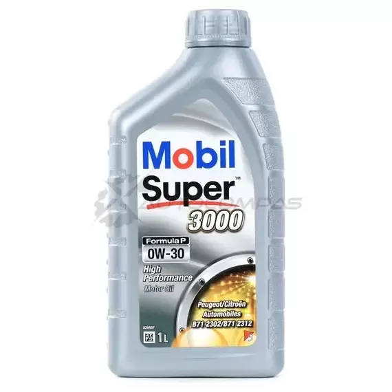 Моторное масло синтетическое Super 3000 Formula P 0W-30 - 1 л MOBIL 152170 PSA B71 2312 PSA B71 2302 1441022376 изображение 0