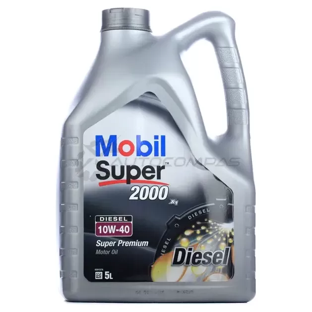 Моторное масло полусинтетическое Super 2000 X1 Diesel 10W-40 - 5 л MOBIL 1437616907 A3/B3 150639 2015103010M5 изображение 0