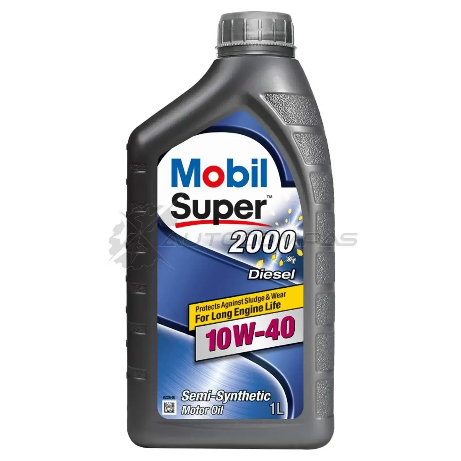 Моторное масло полусинтетическое Super 2000 X1 Diesel 10W-40 - 1 л MOBIL 2015103010M5 1441195454 152627 A3/B3 изображение 0