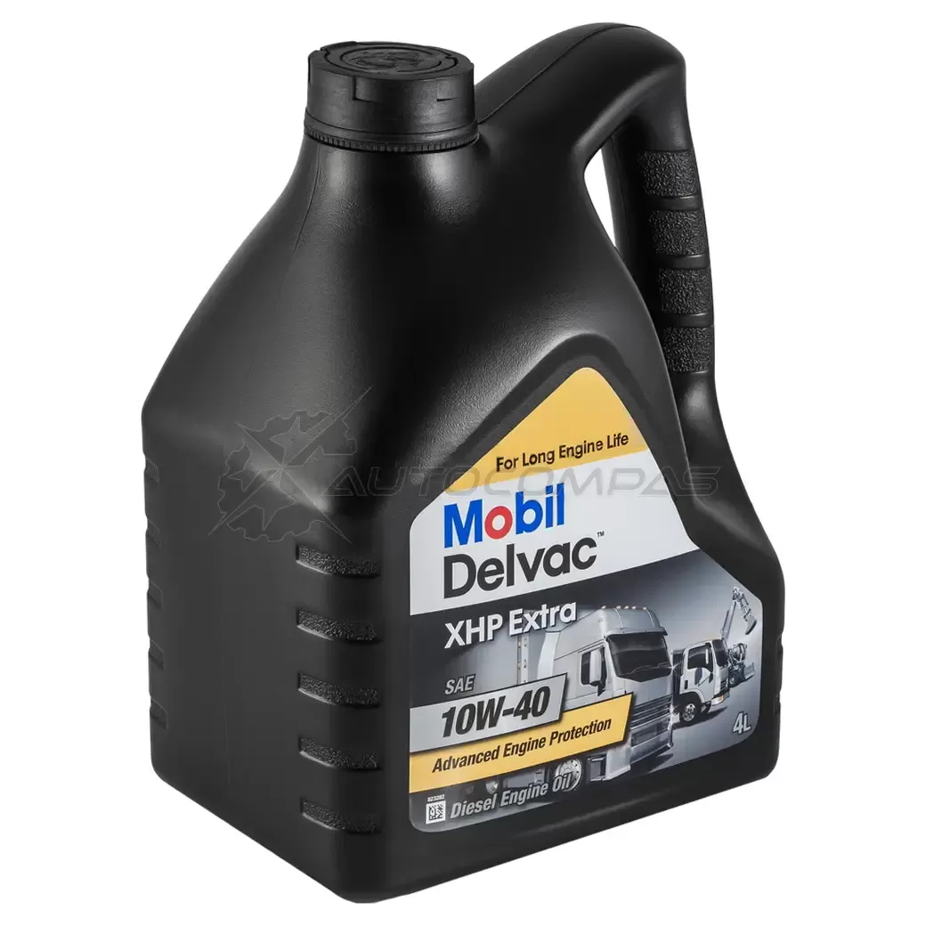 Моторное масло синтетическое Delvac XHP Extra 10W-40 - 4 л MOBIL CQVMFFY 152657 1436733064 20152010202 0 изображение 0
