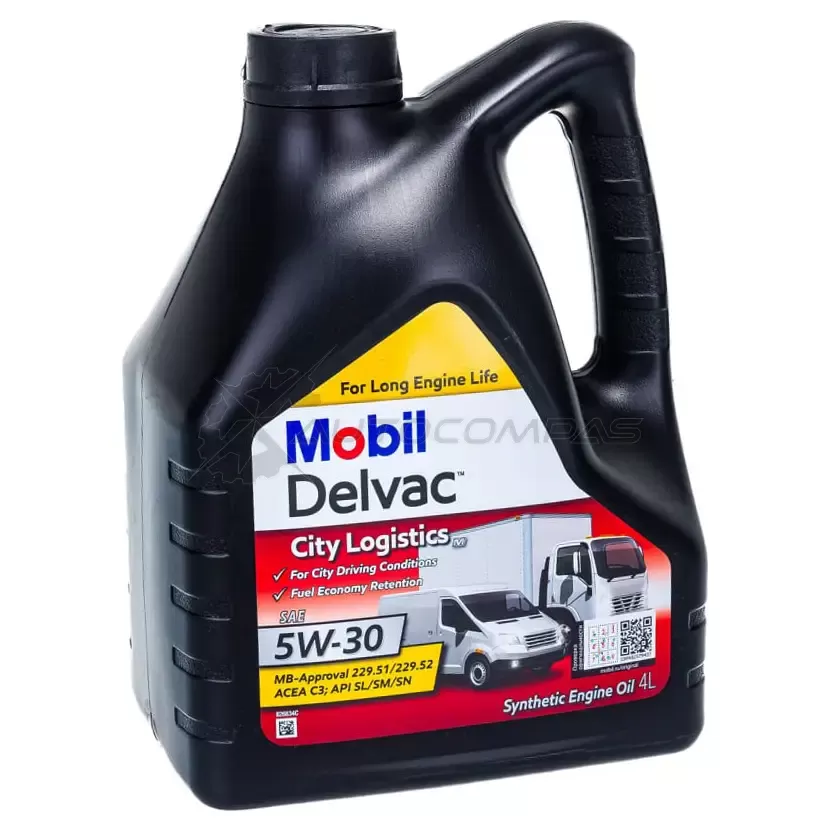 Моторное масло синтетическое Delvac City Logistics M 5W-30 - 4 л MOBIL 153904 20152010D5C3 1441022271 изображение 0
