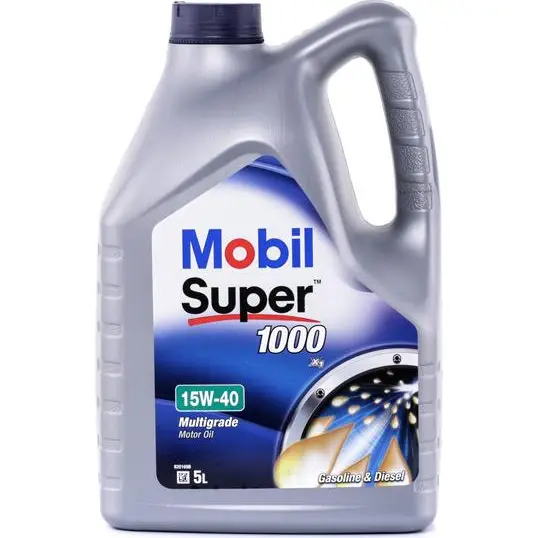 Моторное масло минеральное Super 1000 X1 15W-40 - 5 л MOBIL 20 1510301044 150867 M99L2J 1437617025