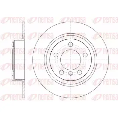 Тормозной диск KAWE D CA6161900 SEA6A1 2314575 61619 00 изображение 0