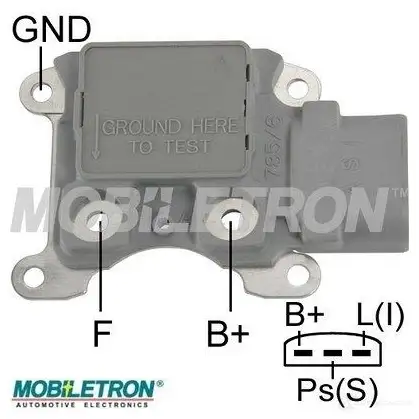Щетки генератора MOBILETRON 3884681 ZBMQV 6 VR-F786H