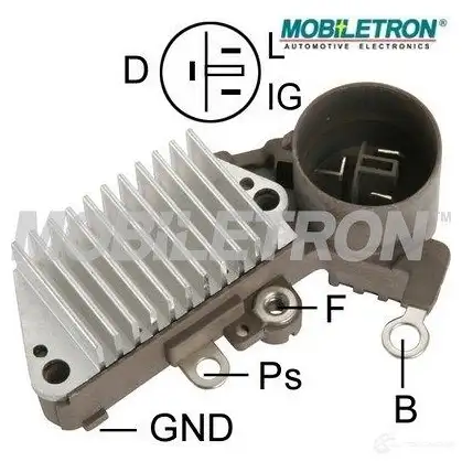 Щетки генератора MOBILETRON VR-H2005-5H 3884775 03OM W