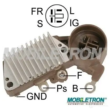 Щетки генератора MOBILETRON 89GF E VR-H2005-9A 3884791