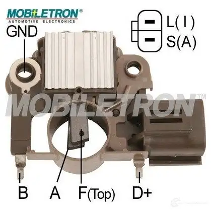 Щетки генератора MOBILETRON 4F1 7C8 3884830 VR-H2009-15 изображение 0