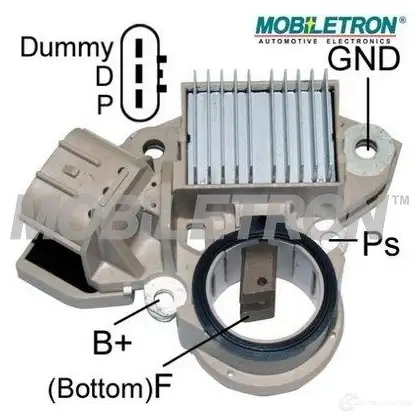 Щетки генератора MOBILETRON M1S 7E5 VR-H2009-114 3884807