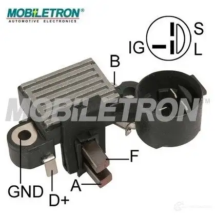 Щетки генератора MOBILETRON 3884697 VR-H2000-12 63SG C