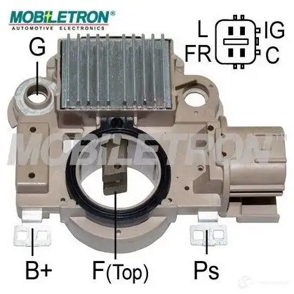 Щетки генератора MOBILETRON J 4ET6UA VR-H2009-113 3884806 изображение 0