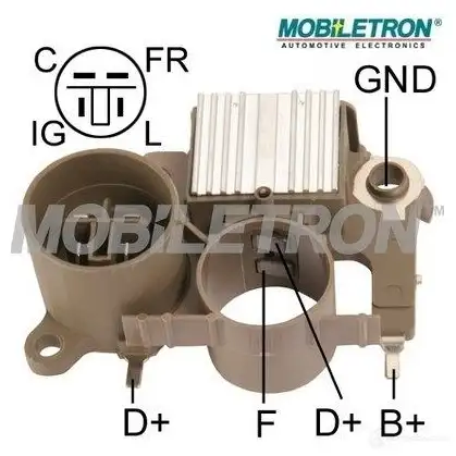 Щетки генератора MOBILETRON 3884858 9 KZJQ1U VR-H2009-20