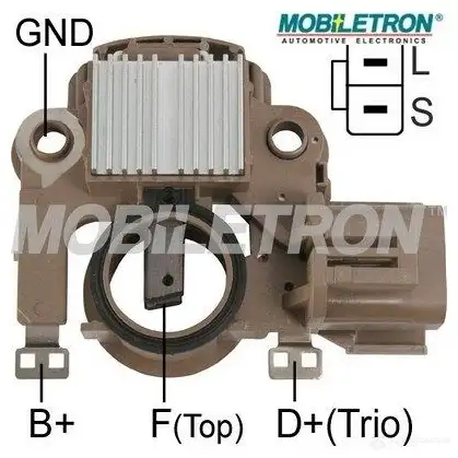 Щетки генератора MOBILETRON 3884882 VR-H2009-45 4 W7X7VK изображение 0