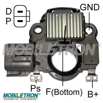 Щетки генератора MOBILETRON CRQGTE M 3884915 VR-H2009-95 изображение 0