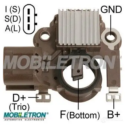 Щетки генератора MOBILETRON 5 C0G9K 3884881 VR-H2009-43