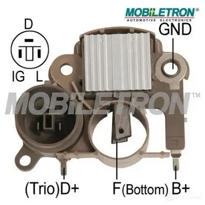 Щетки генератора MOBILETRON BOW GK7P 3884829 VR-H2009-14N