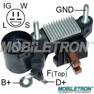 Щетки генератора MOBILETRON 521628566 FV6TC 7K VR-H2000-47C изображение 0