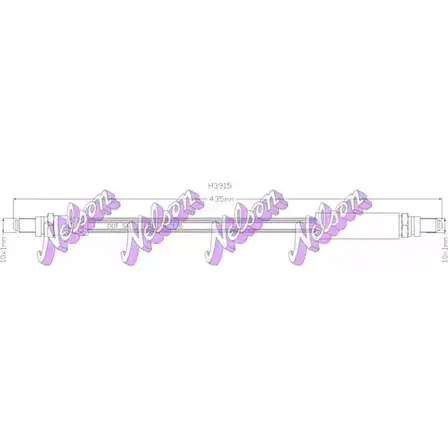 Тормозной шланг KAWE H3915 2333628 OBSAW M изображение 0