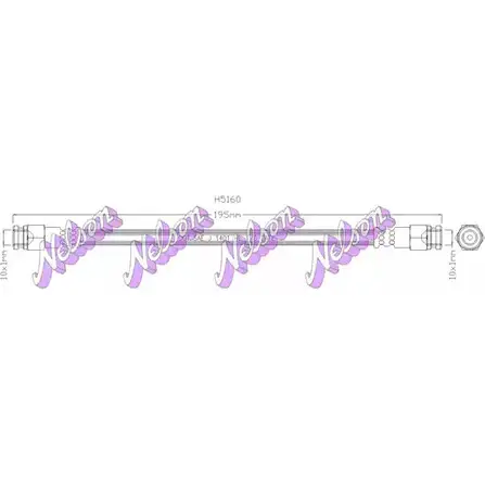 Тормозной шланг KAWE H5160 EX1DT 4U 2334404