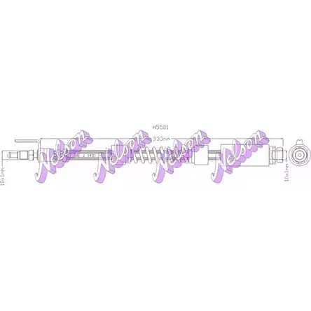 Тормозной шланг KAWE TAE5LQ 8 H5581 2334603