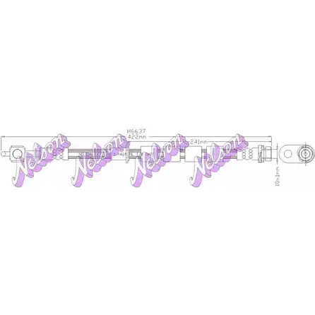 Тормозной шланг KAWE H6637 H37 G2S 2335295