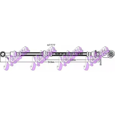 Тормозной шланг KAWE N6RV SY1 2336586 H7777 изображение 0