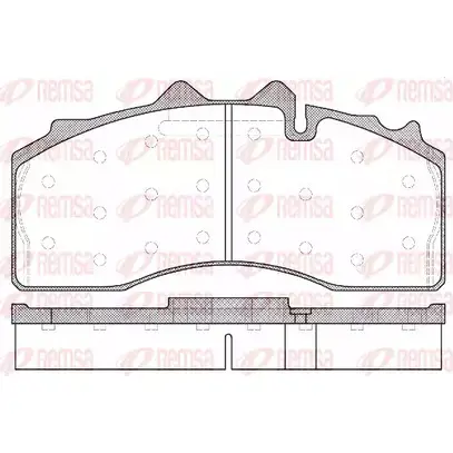 Тормозные колодки, дисковые, комплект KAWE 2336791 29227 JCA1415.00 1 415.00