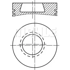 Поршень MAHLE ORIGINAL 56 01248 0W 2343560 003 84 10 1U4YWG изображение 0