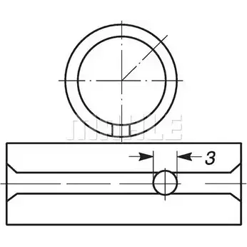 Втулка шатуна MAHLE ORIGINAL 029 BB 18832 300 2N4VVVC O F4WW 2346804 изображение 0
