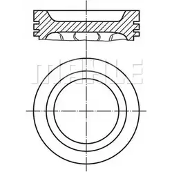 Поршень MAHLE ORIGINAL 55 07128 0W 039 87 10 EISSD 2348808