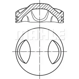 Поршень MAHLE ORIGINAL 2349823 Z WX5JYQ 063 09 01