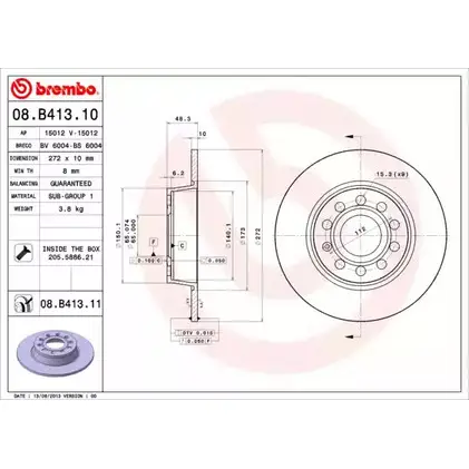 Тормозной диск BRECO IBN4 M KXX8Q BS 6004 2360696