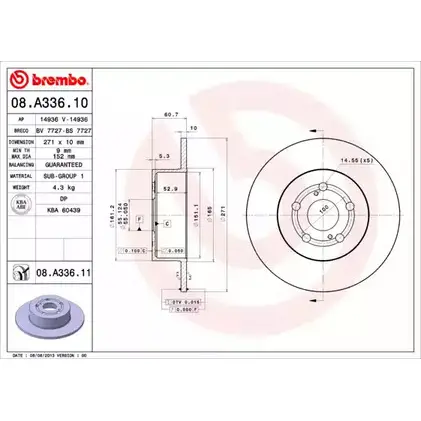 Тормозной диск BRECO 3WMAP Q9 2361272 GNHIO9O BS 7727 изображение 0