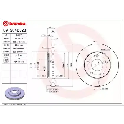 Тормозной диск BRECO BS 8079 GNA1 O1 2361508 X7IR7 изображение 0