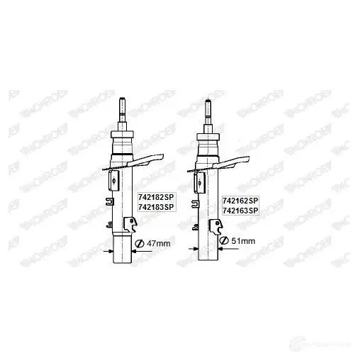 Амортизатор MONROE e4404 R3QU 8 490656 5412096042478 - Изображение 1